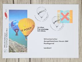 CL12 Enveloppe + Timbre Suisse 2002 Thème Aviation