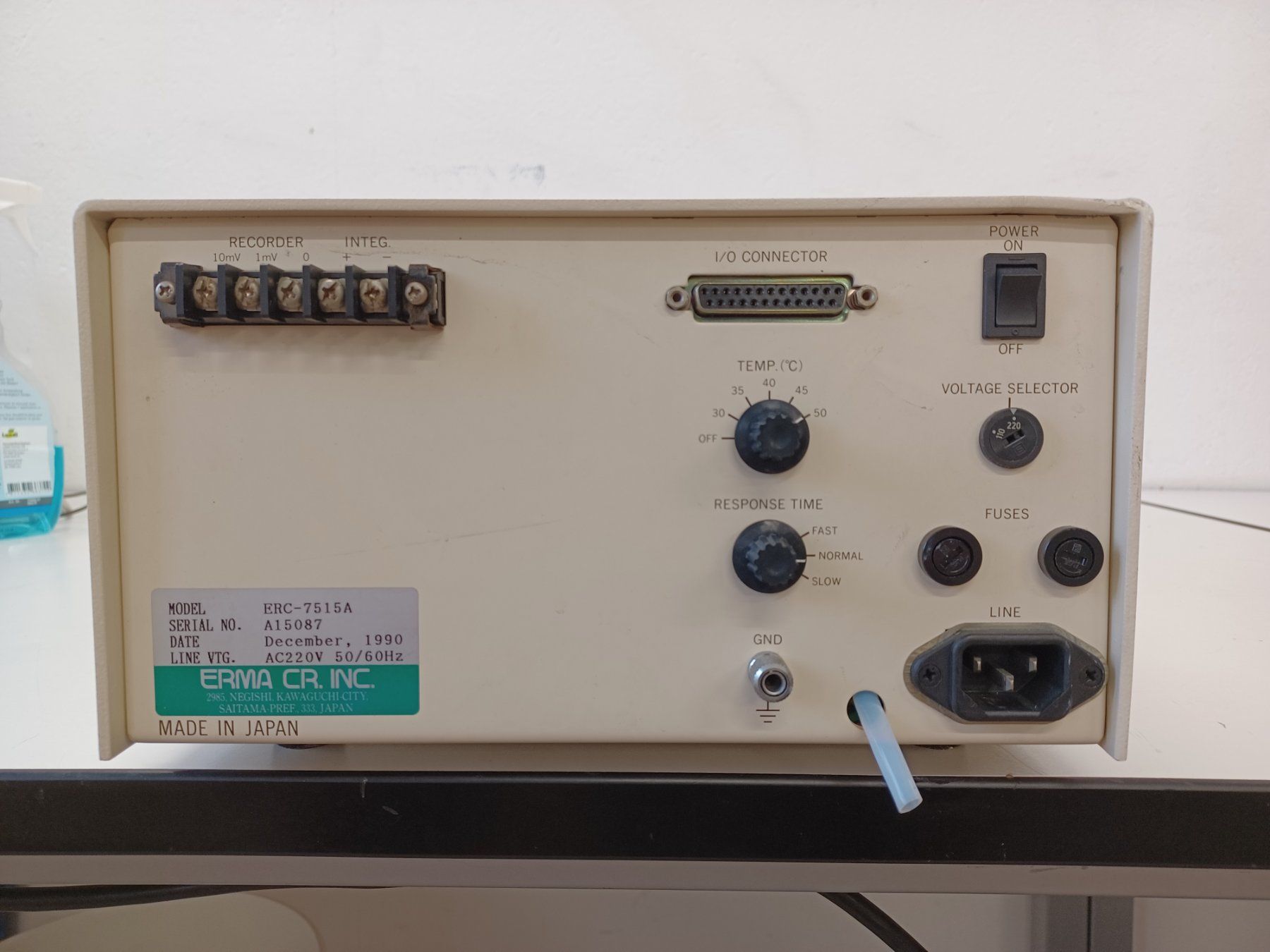 Laborzubehör: Erma CR ERC-7515A Refractive Index Detector – Defekt aus Niederdorf von LeptonAG_Labor 3