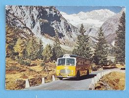 Grimsel - Autocar - Postaux Suisses - Postauto 1958