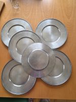 6 Teller Zinn 95er Markung Vintage guter Zustand