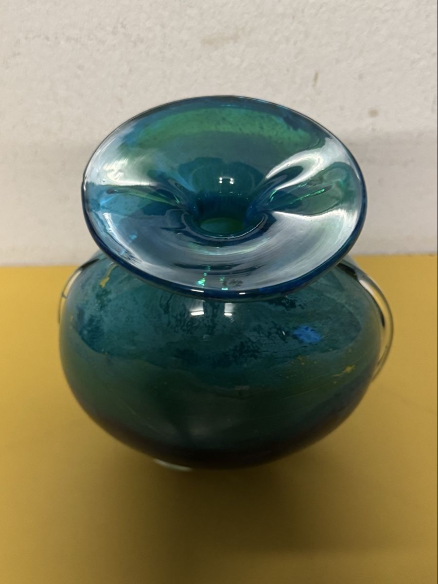 Vasen & Gefässe: Glas Vase  – Gebraucht aus Schlieren von Freundlich02 2