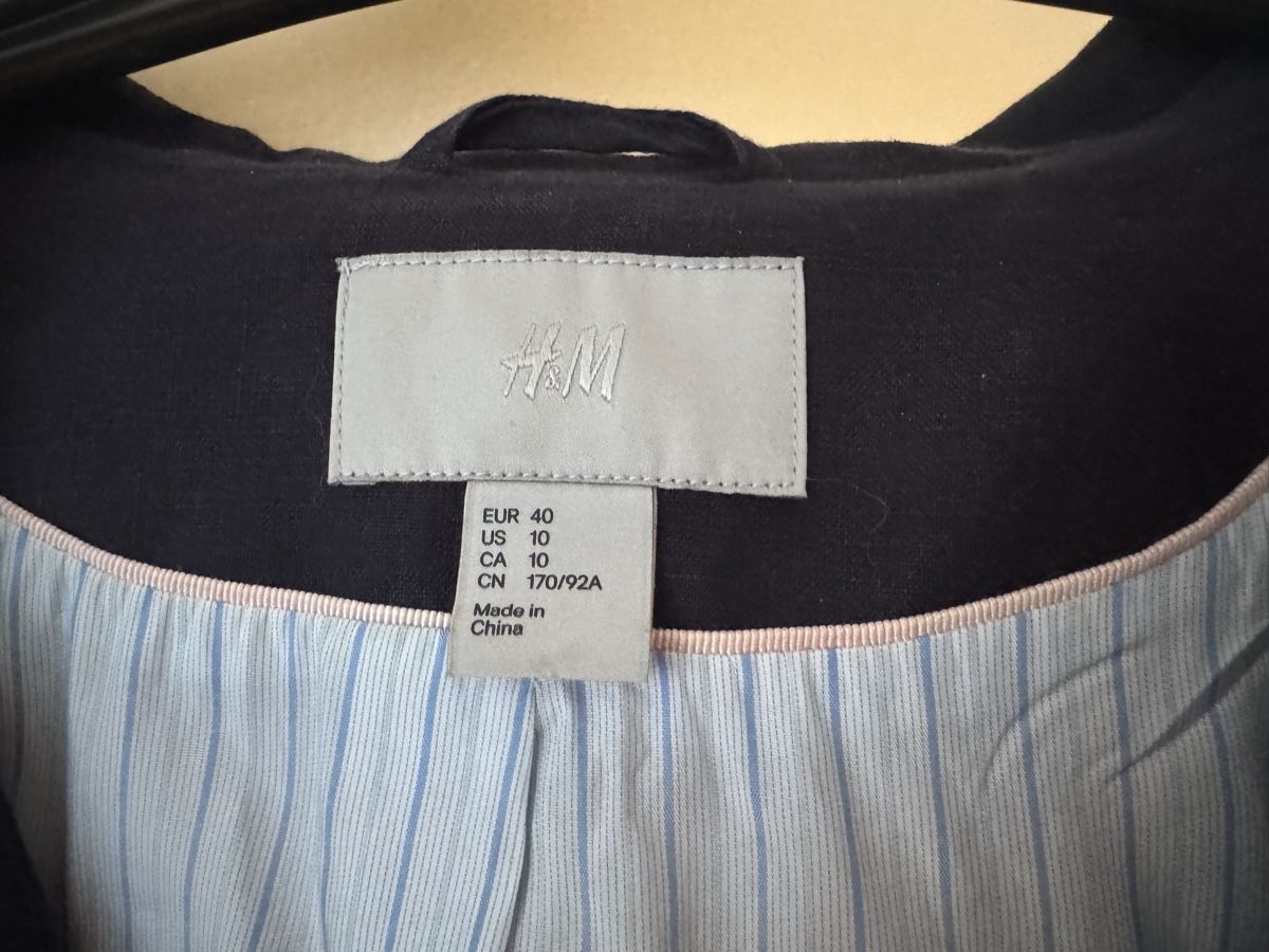 H&M Giacche: H&M Blazer, Gr. 40, Dunkelblau – Usato da Pfäffikon ZH venduto da Tetu.33 1