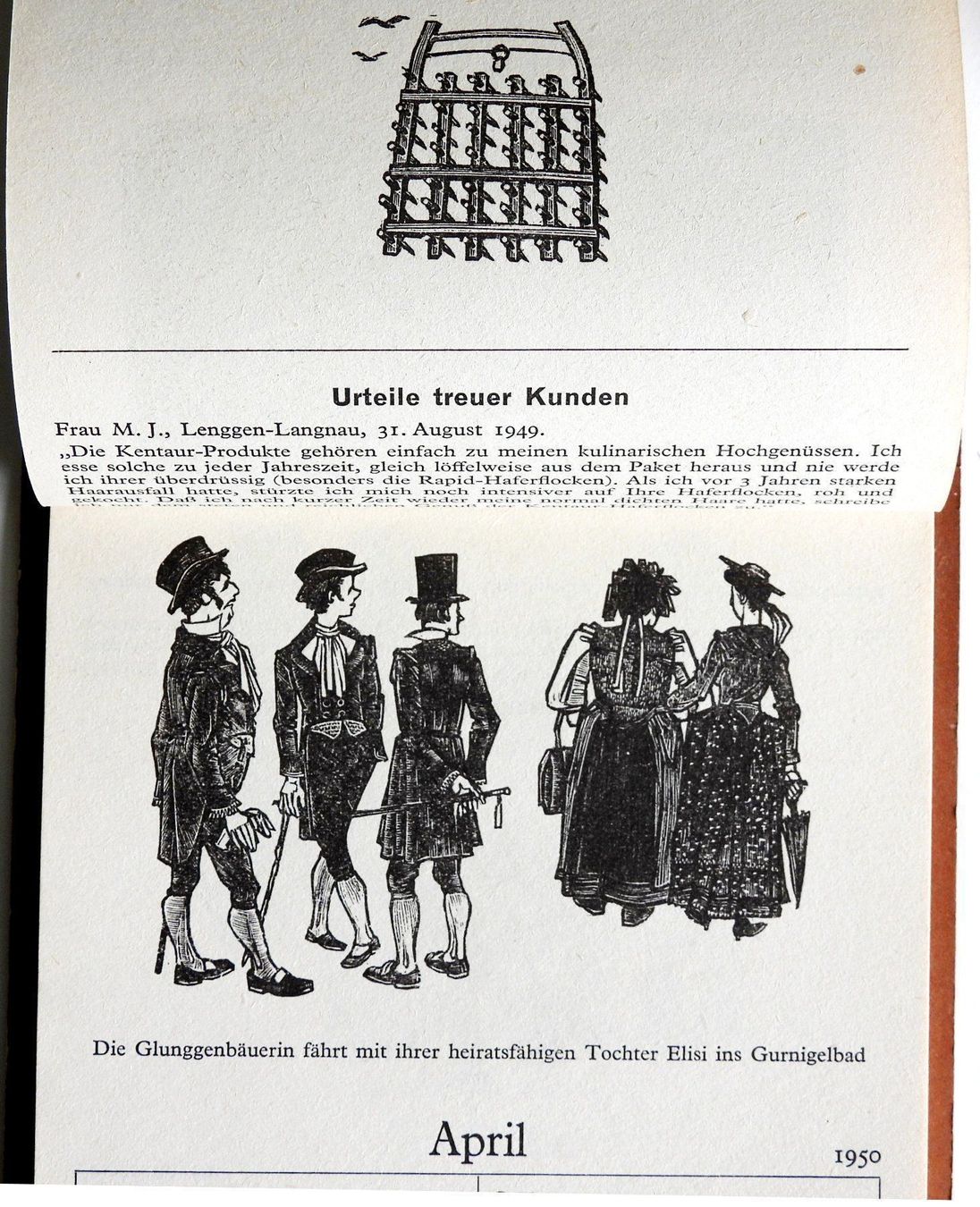 Calendari: 3 Kalender Hafermühle Lützelflüh – Usato da Bürglen venduto da holarctic 4