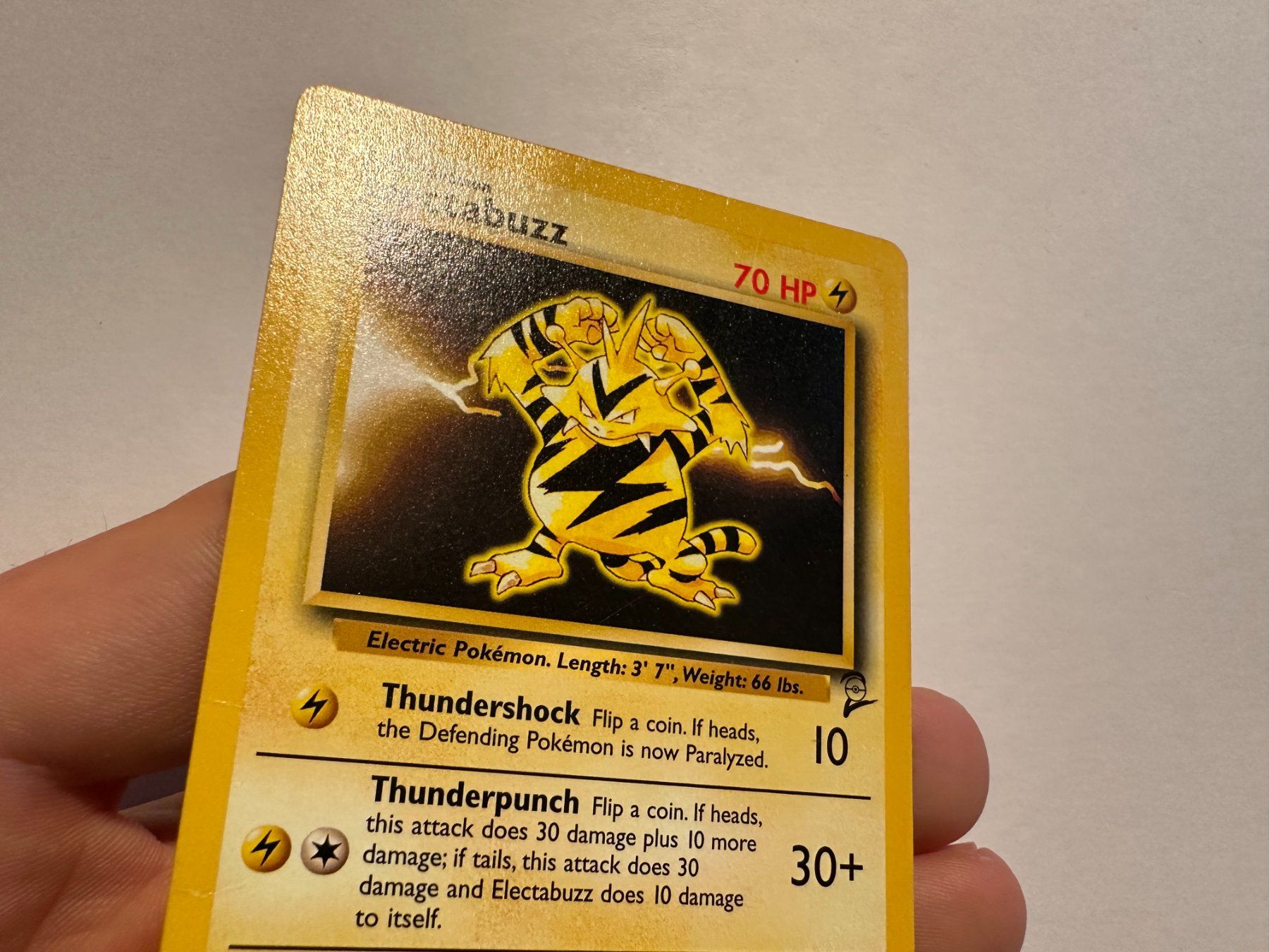 Pokémon Carte collezionabili: Electabuzz non holo Base 2 EN – Usato da Hagendorn venduto da Pokecollectorch 5