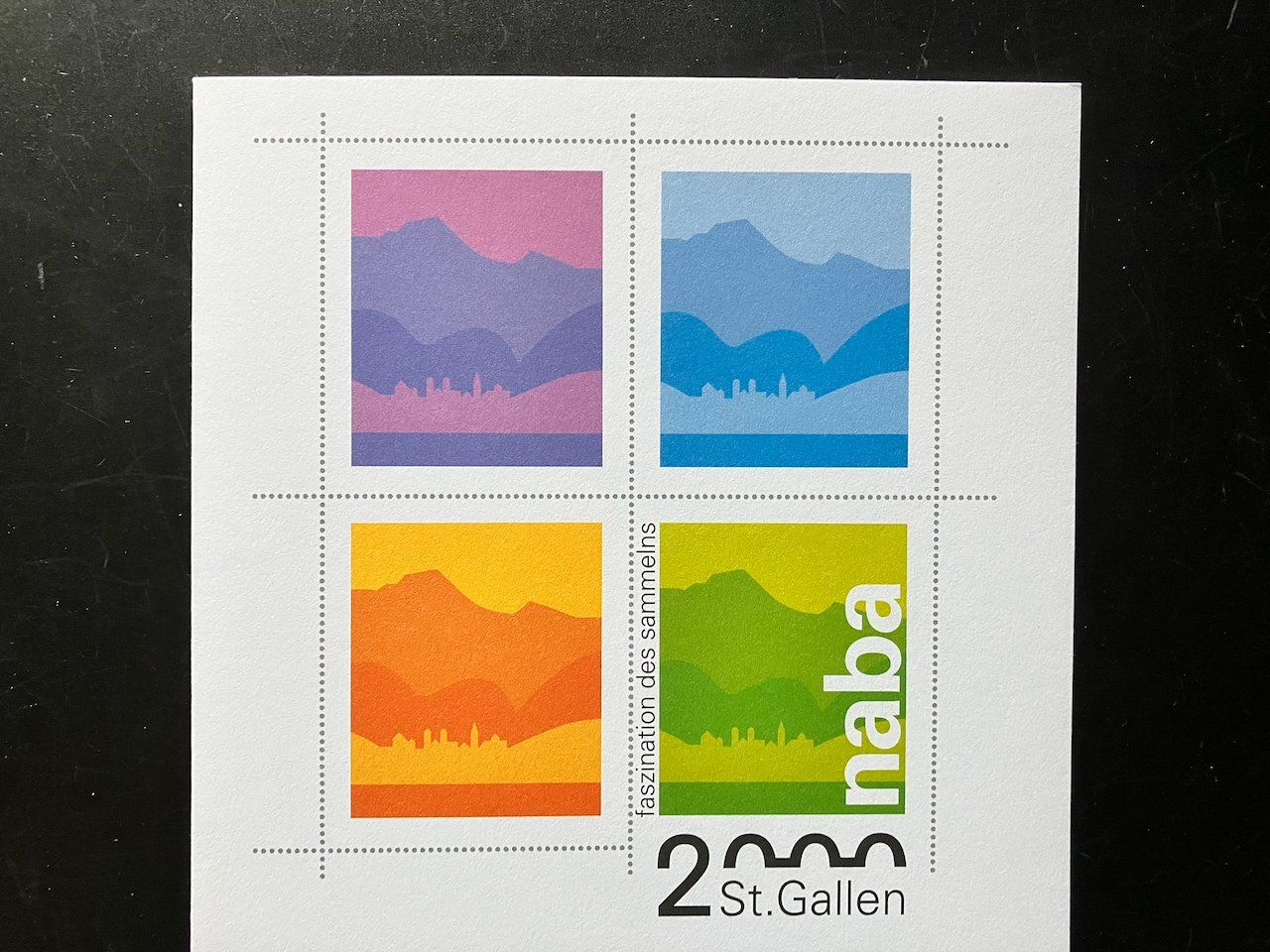 Tutti i francobolli: NABA 2000 St. Gallen - Willkommens Folder – Usato da Nesslau venduto da zueri6