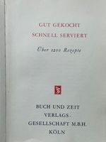 "Gut gekocht, schnell serviert" - Über 1200 Rezepte!
