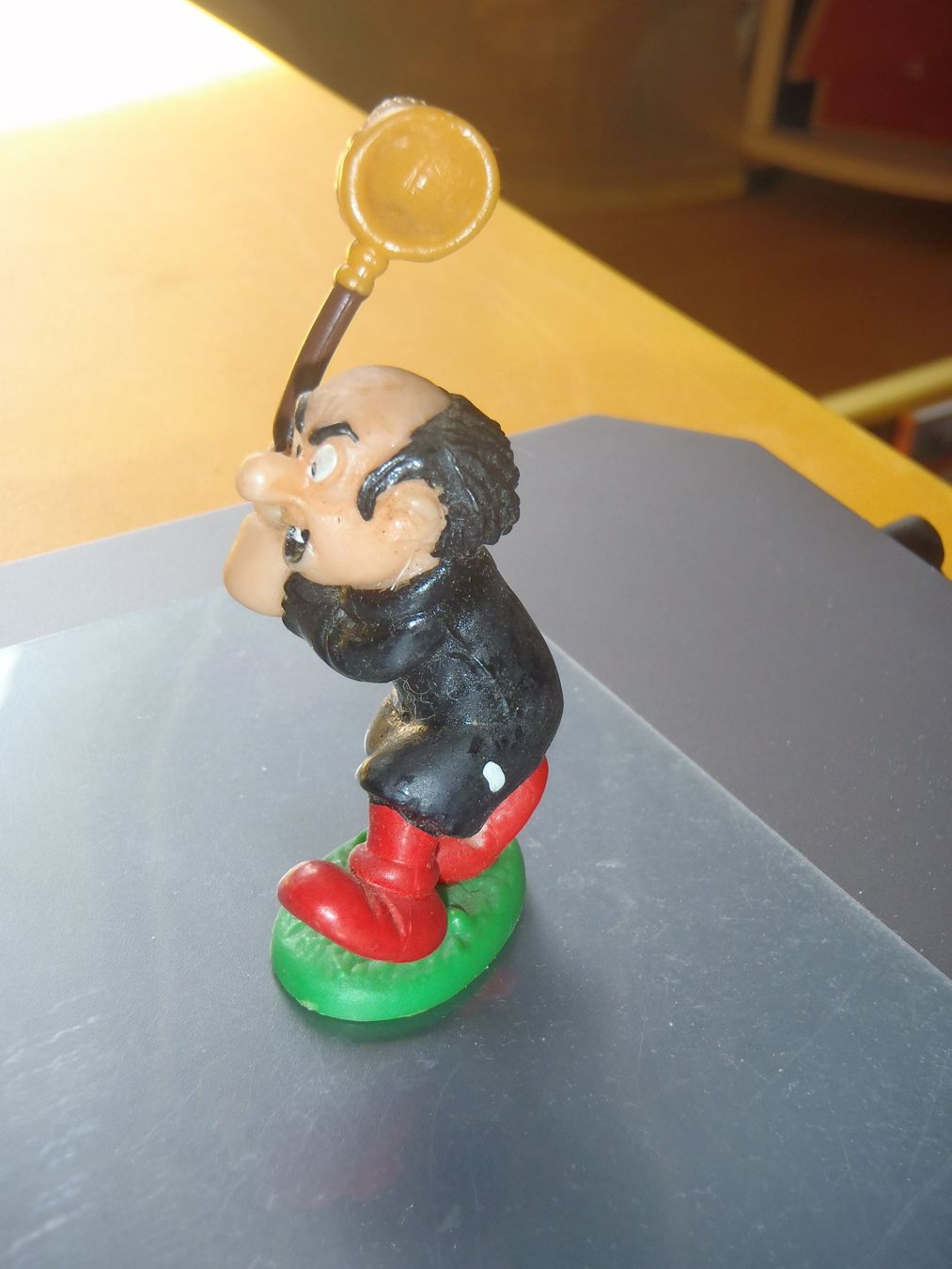 Schleich Statuette: Schlumpf Gargamel mit Netz – Usato da Basel venduto da rozi6462 1