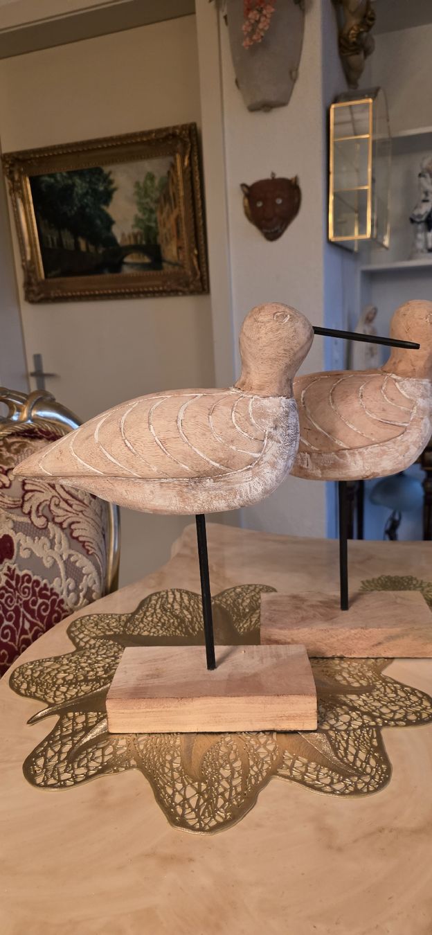 Tutte le decorazioni: 2 grosse dekorative Holz Vögel – Nuovo (secondo la descrizione) da Kaufdorf venduto da Nati-Nati 2