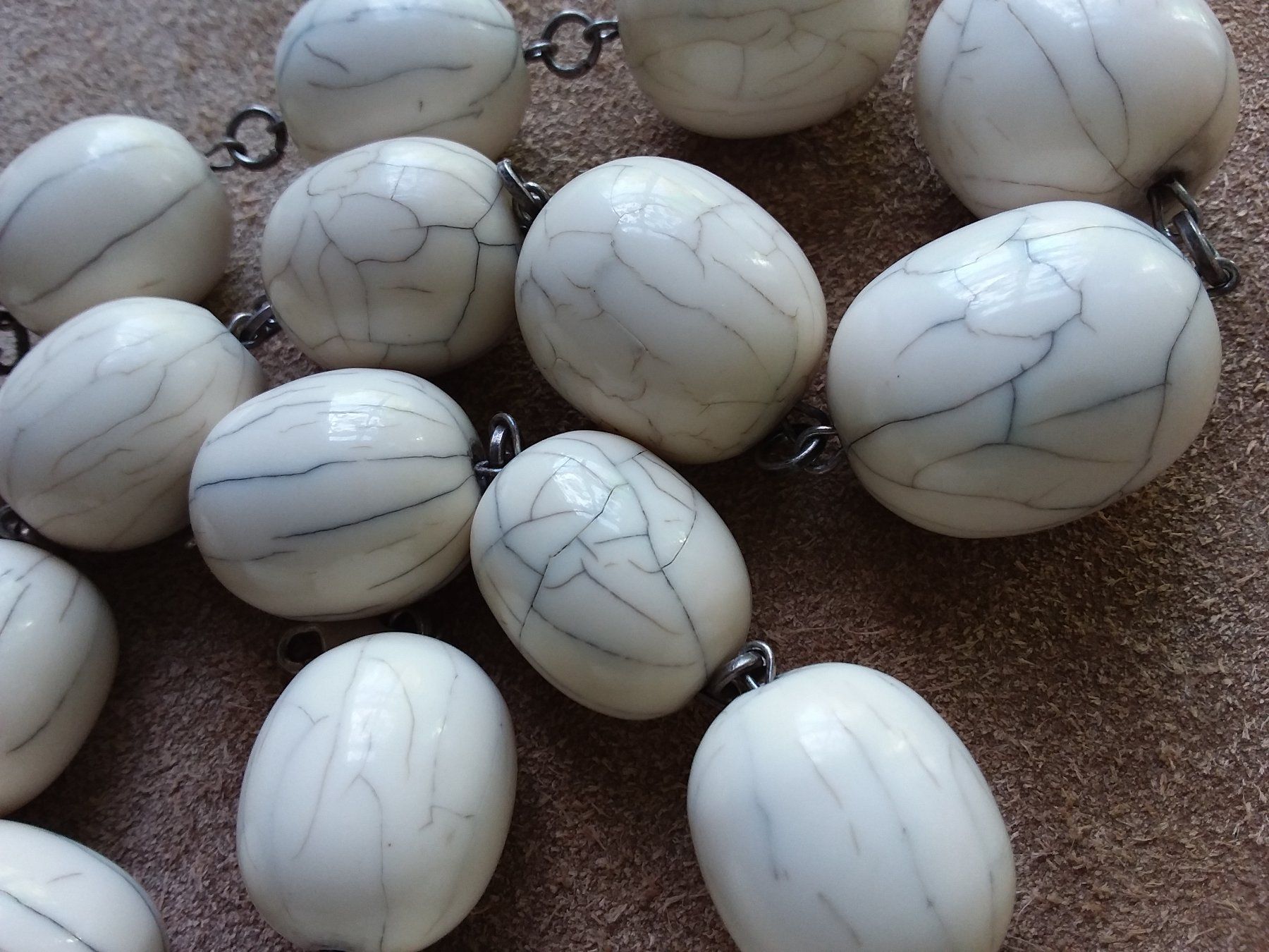 Catenine: Wunderschöne exclusive Knochen Halskette und Armband – Usato da Zürich venduto da helsan 6