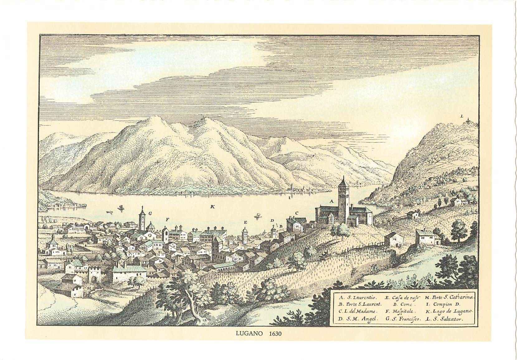 Cartes postales: Lugano formato 21 x 15 – D'occasion à Biasca par Blenio71