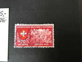 1939, Landesausstellung Nr.226a (zinnober) ab 1.-