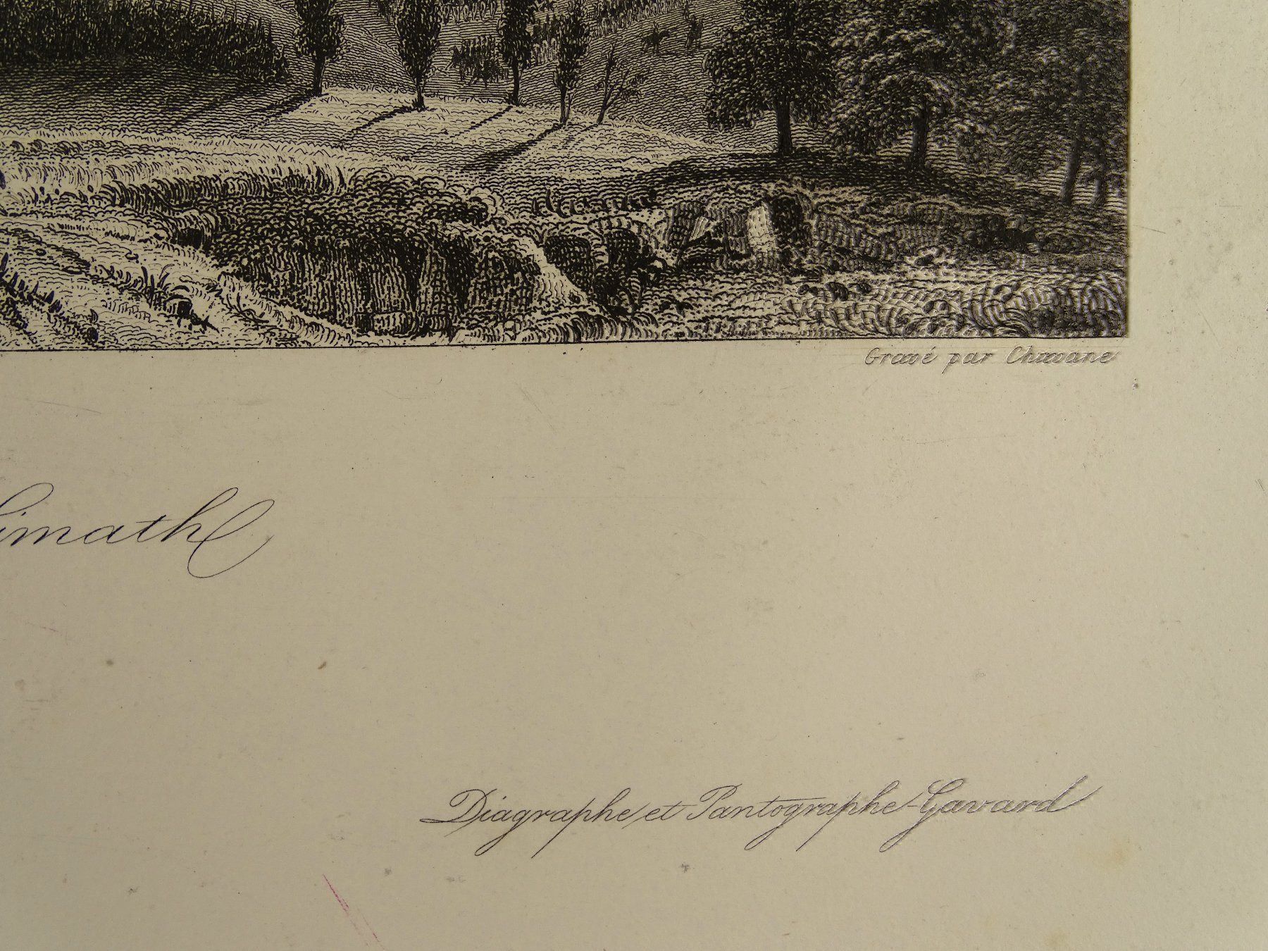 Incisioni: PASSAGE DE LA LIMMATH STAHLSTICH UM 1840 – Usato da Grüningen venduto da Kartensammler 5