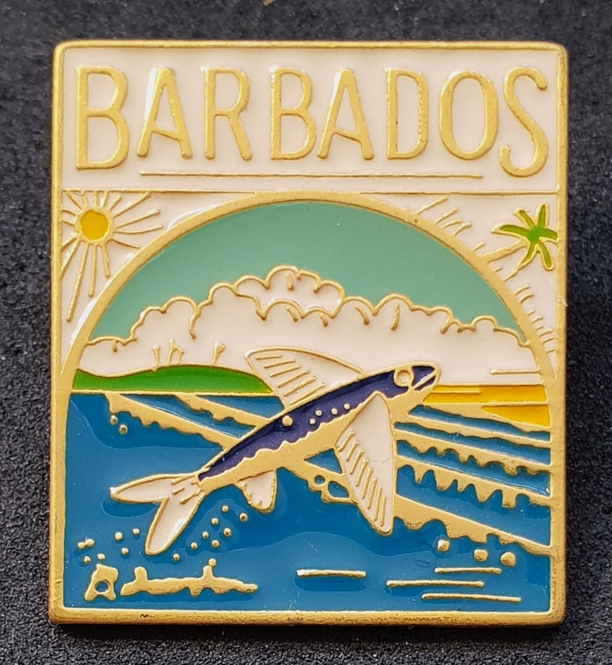 Spille & Fermagli: U591 - Pin Barbados – Usato da Reinach BL venduto da Boston-Verkauf 1