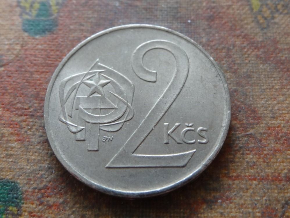 Alle Münzen: TCHECOSLOVAQUIE  2  Korun   1983 – Gebraucht aus Romanel-sur-Lausanne von Swift13 1