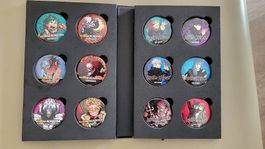 Badgebook 12 badges My Hero Academia et Jujustu Kaise neuf