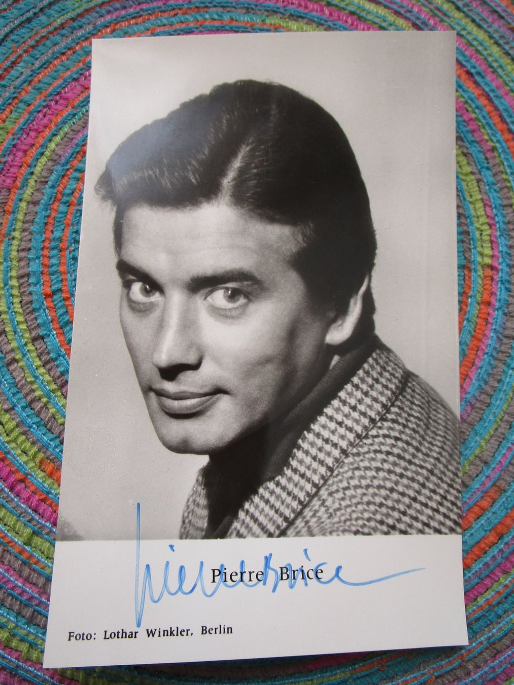 Autographes: PIERRE BRICE "WINNETOU" AUTOGRAMM ANTIK – D'occasion à GUTENSWIL par Alpina6