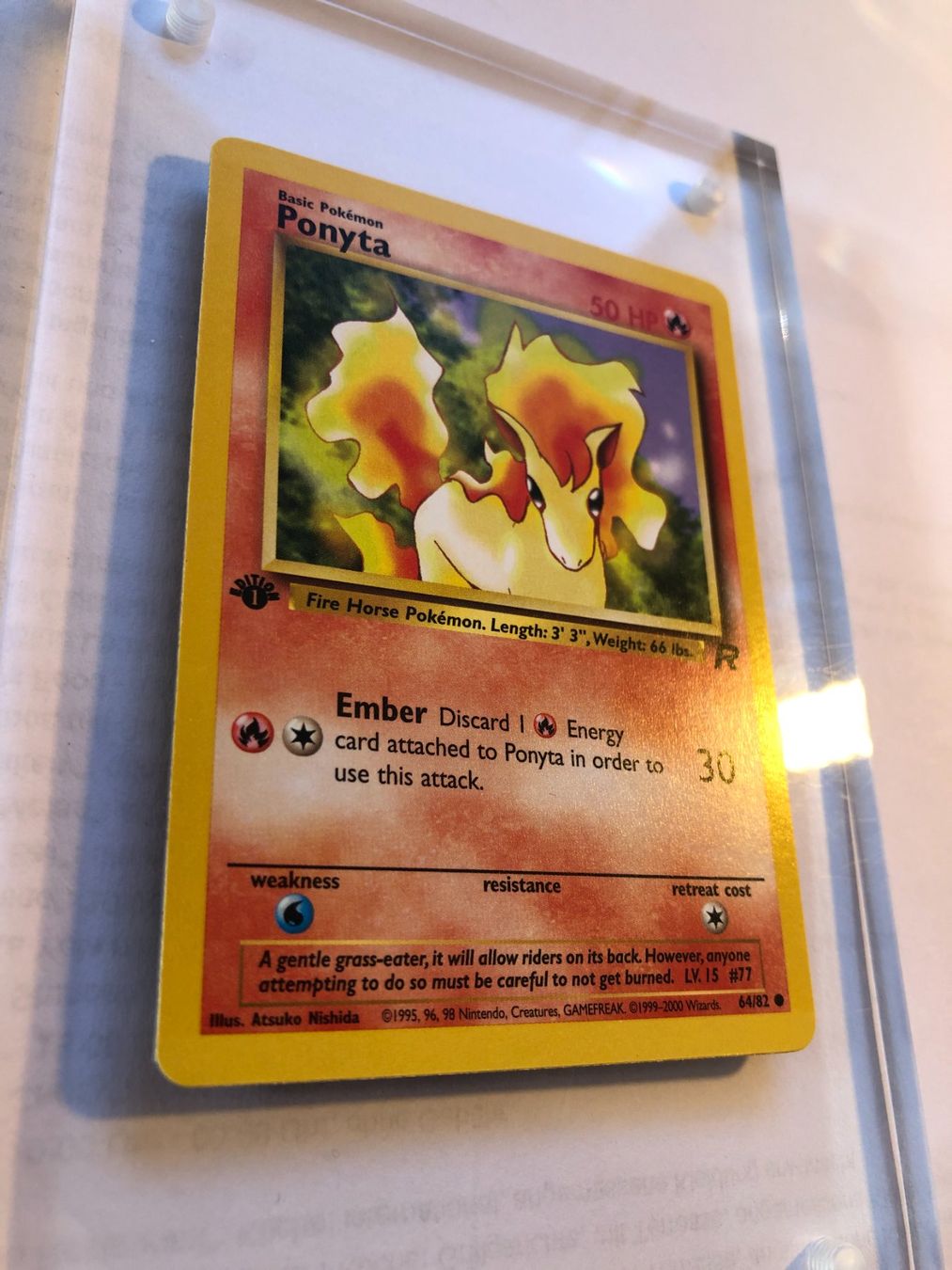 Sammelbilder & Trading cards: Ponyta 1st Team Rocket - MINT - ab 1.- – Gebraucht aus Giubiasco von dan_pr8b 1