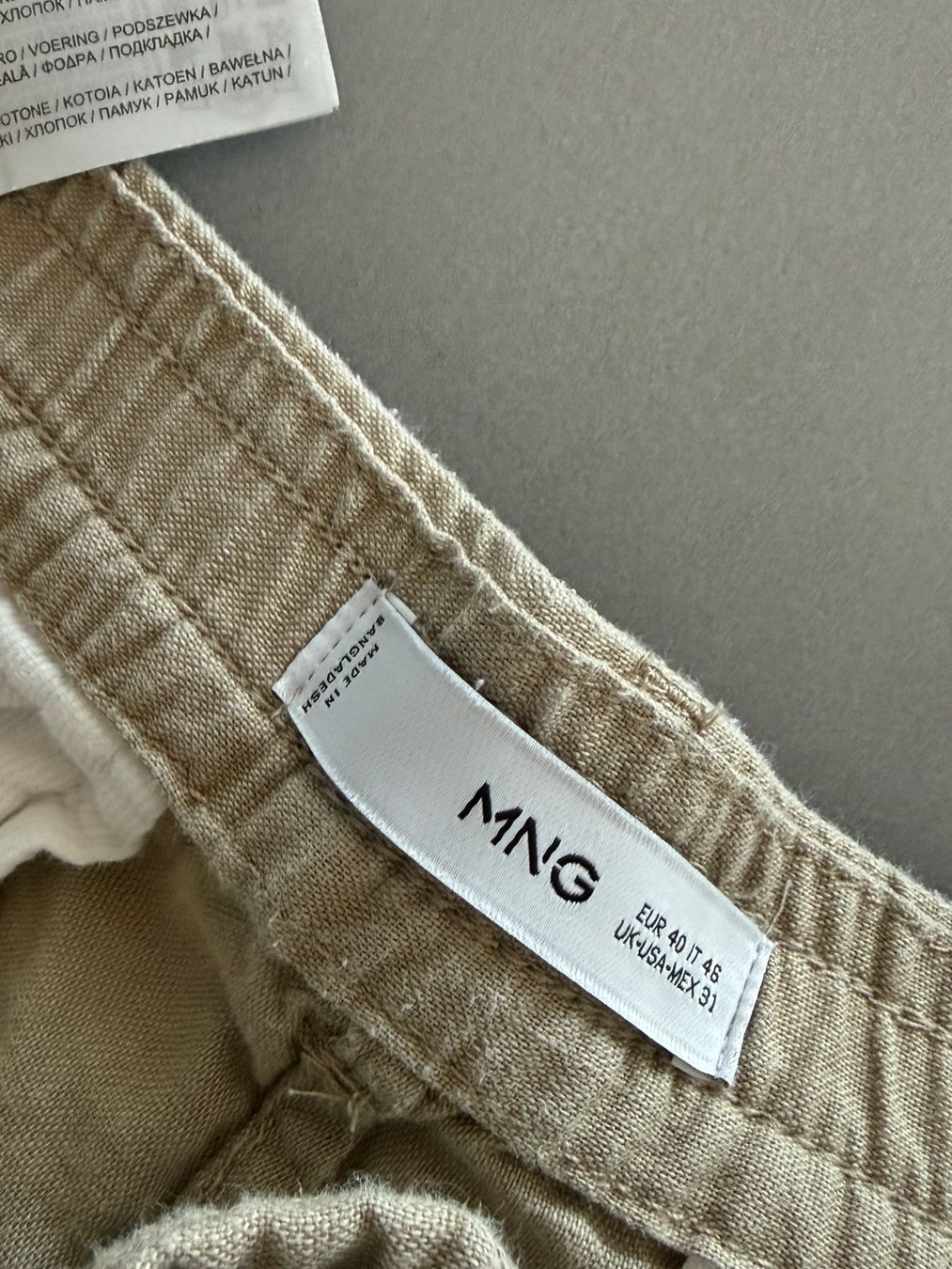 Mango Pantaloni: Mango Man Slim Linen Pants (31) – Usato da Davesco-Soragno venduto da LLS2021 2