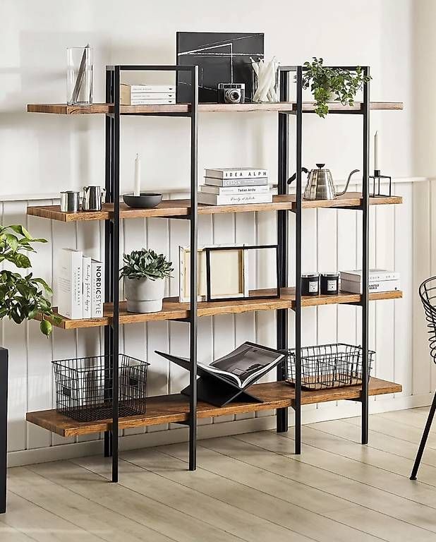 Scaffali: Regal mit 4 Ebenen Dunkelbraun – Usato da Bern venduto da eva_gt56