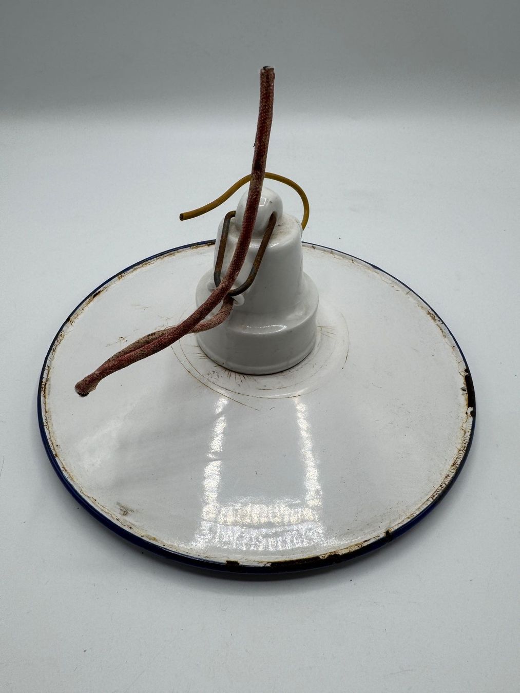 Lampade: Vintage Emaille Lampe – Usato da Sachseln venduto da BONATI01 1
