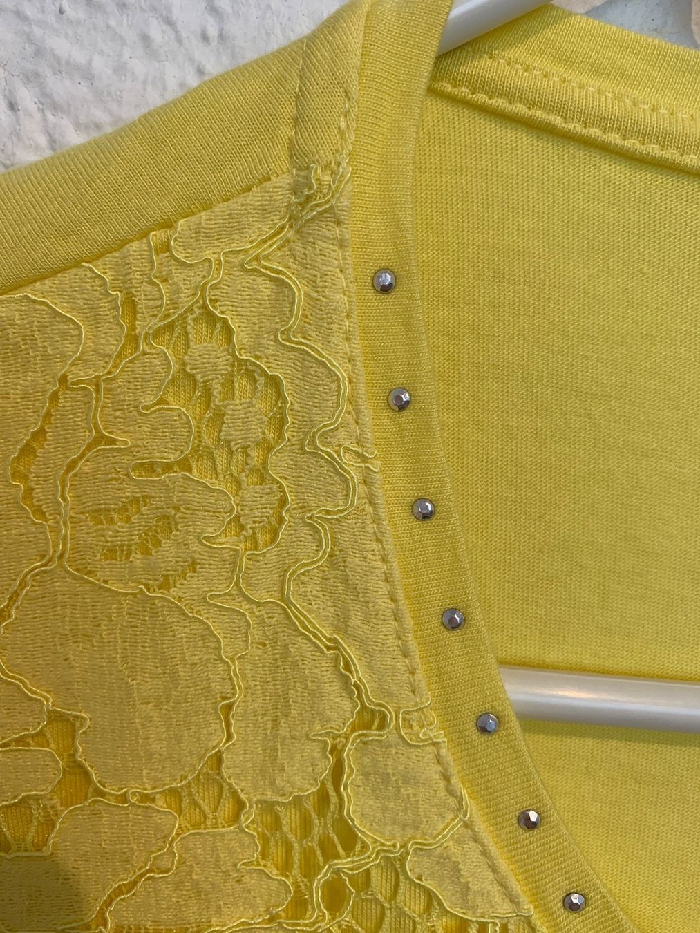 C&A T-Shirts: Canda C&A Shirt gelb Spitze Gr. S – Gebraucht aus Fislisbach von KolibriSecondhand 1