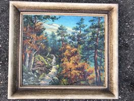 Ölgemälde Landschaft von Joseph Kälin