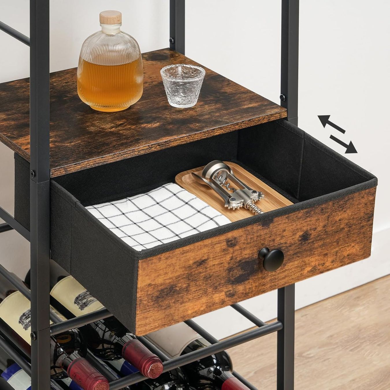 Regale: Weinregal, Weinschrank – Neu (gemäss Beschreibung) aus Sins von Taschending 3