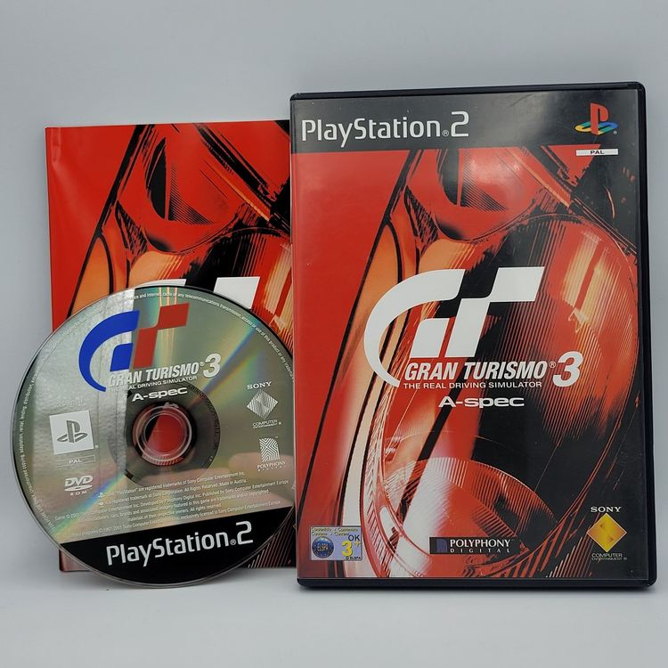 Jeu Gran Turismo 3 A-Spec - PS2 Version NTSC-J (Japon) - Bon état - Course Automobile - 2001