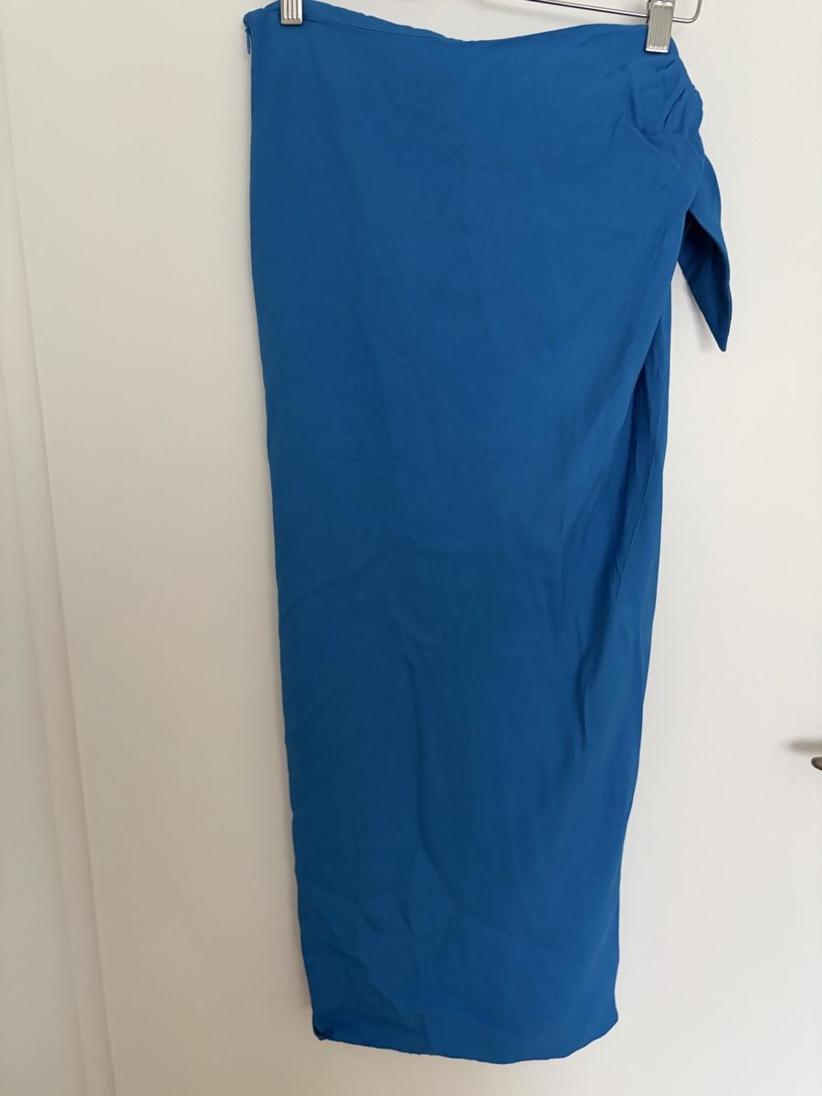 Zara Röcke: Blue wrapped skirt  – Gebraucht aus Zürich von cha_l8t5 2