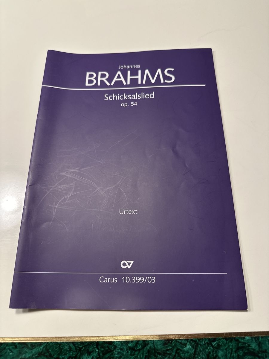 Libri: Brahms: Schicksalslied op. 54, Klavierauszug Noten – Usato da Wald ZH venduto da Martin79
