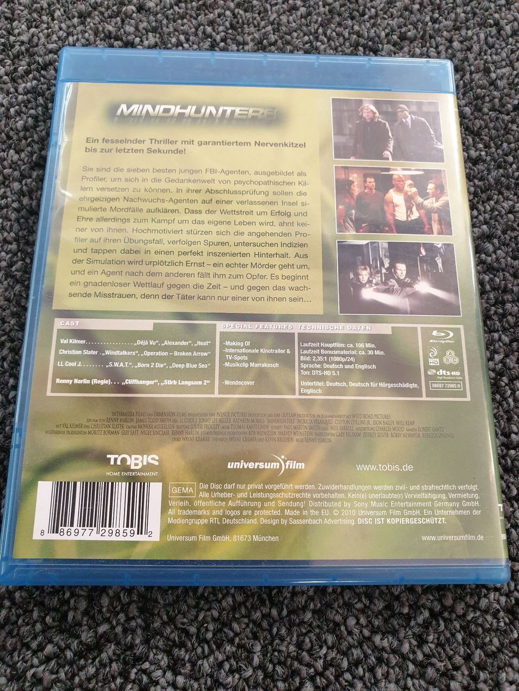 Alle DVDs: MINDHUNTERS – Gebraucht aus Ruswil von jan_bxl5 1