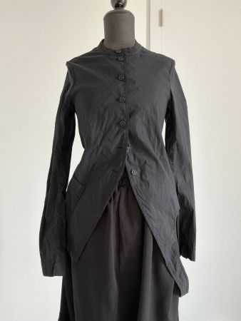 Bluse/leichte Jacke Marke Rundholz DIP in schwarz dehnbar