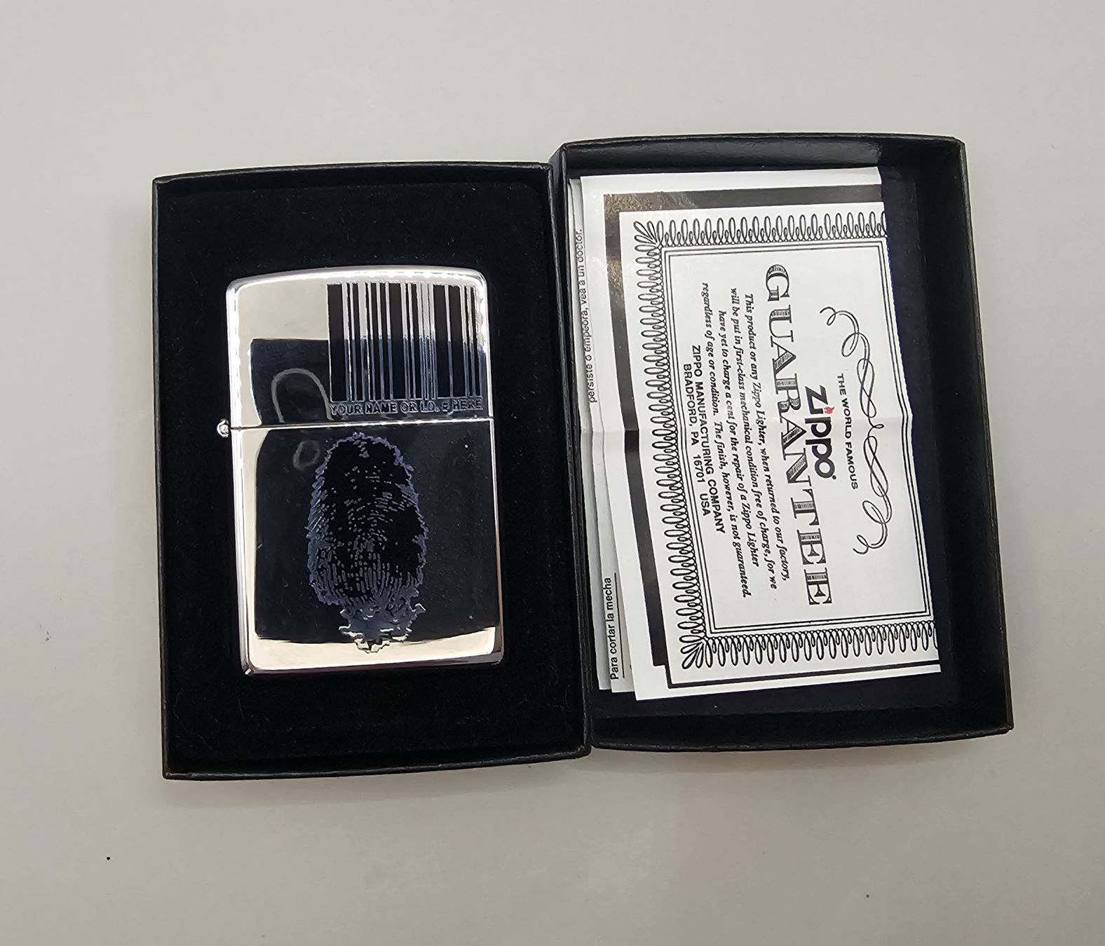 Zippo Feuerzeuge: Zippo fingerprint New box – Neu und originalverpackt aus Pampigny von Calypso06 1