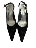 Stuart Weitzman Slingpumps mit Strass-Applikation, Gr. 36.5