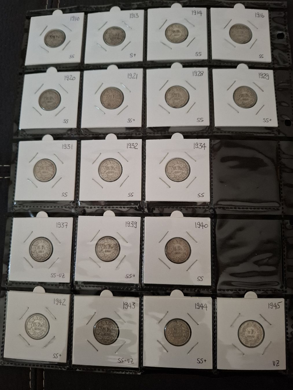 Tutti le monete: 50 Rp Sammlung ab 1850 – Usato da Hunzenschwil venduto da Hardrock6 1