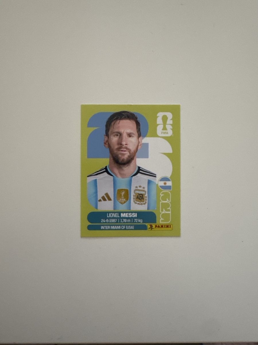 Panini Carte collezionabili: Lionel Messi Panini sticker ARG 17 – Nuovo (secondo la descrizione) da Crans-Montana venduto da Sta7ros