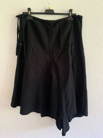 Damen Rock schwarz Leinen Baumwolle Grösse 40 Benetton