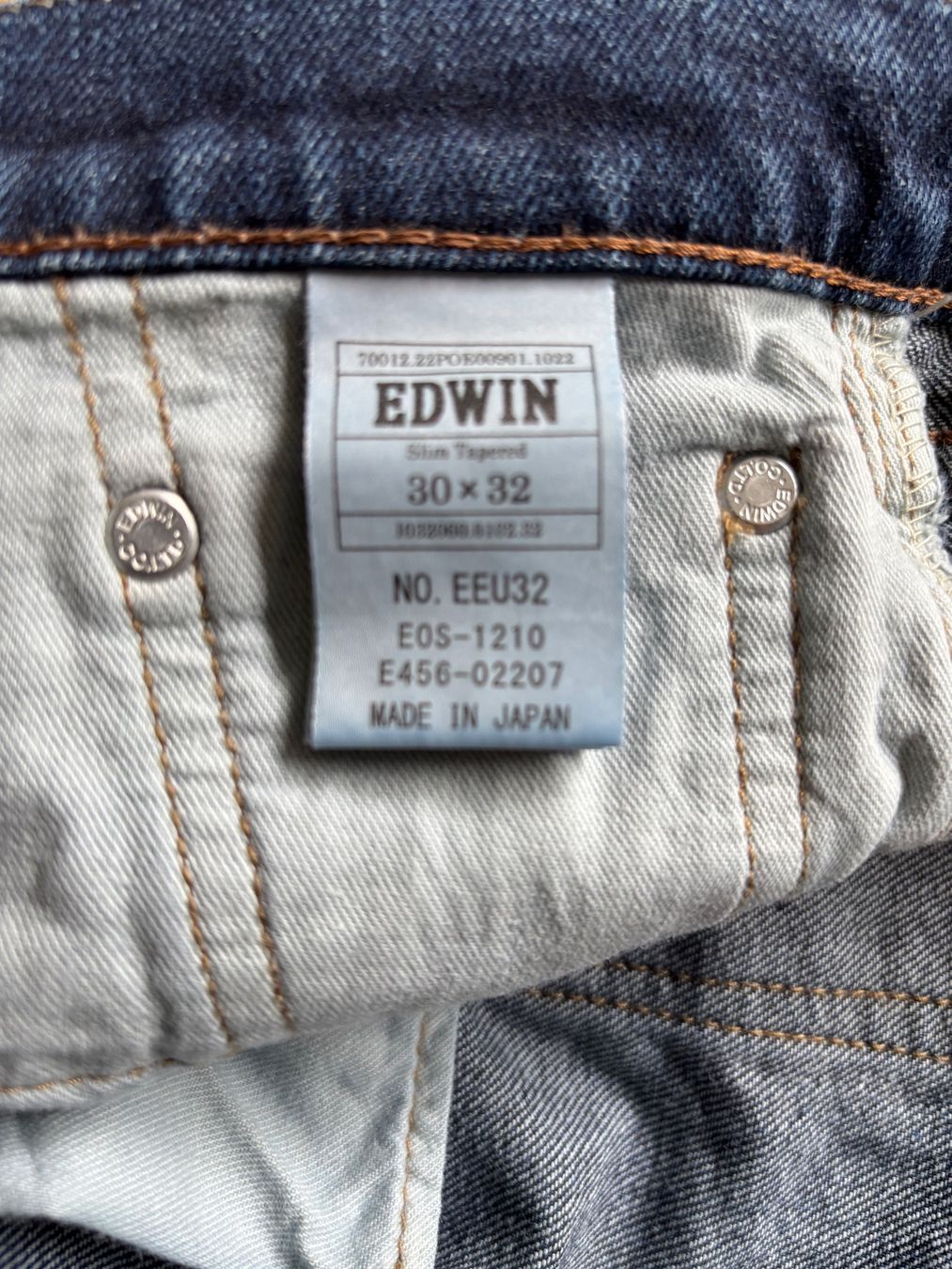 Edwin Jeans: Edwin Jeans slim tapered 30 x 32 – Usato da Bern venduto da Tourbillon72 4