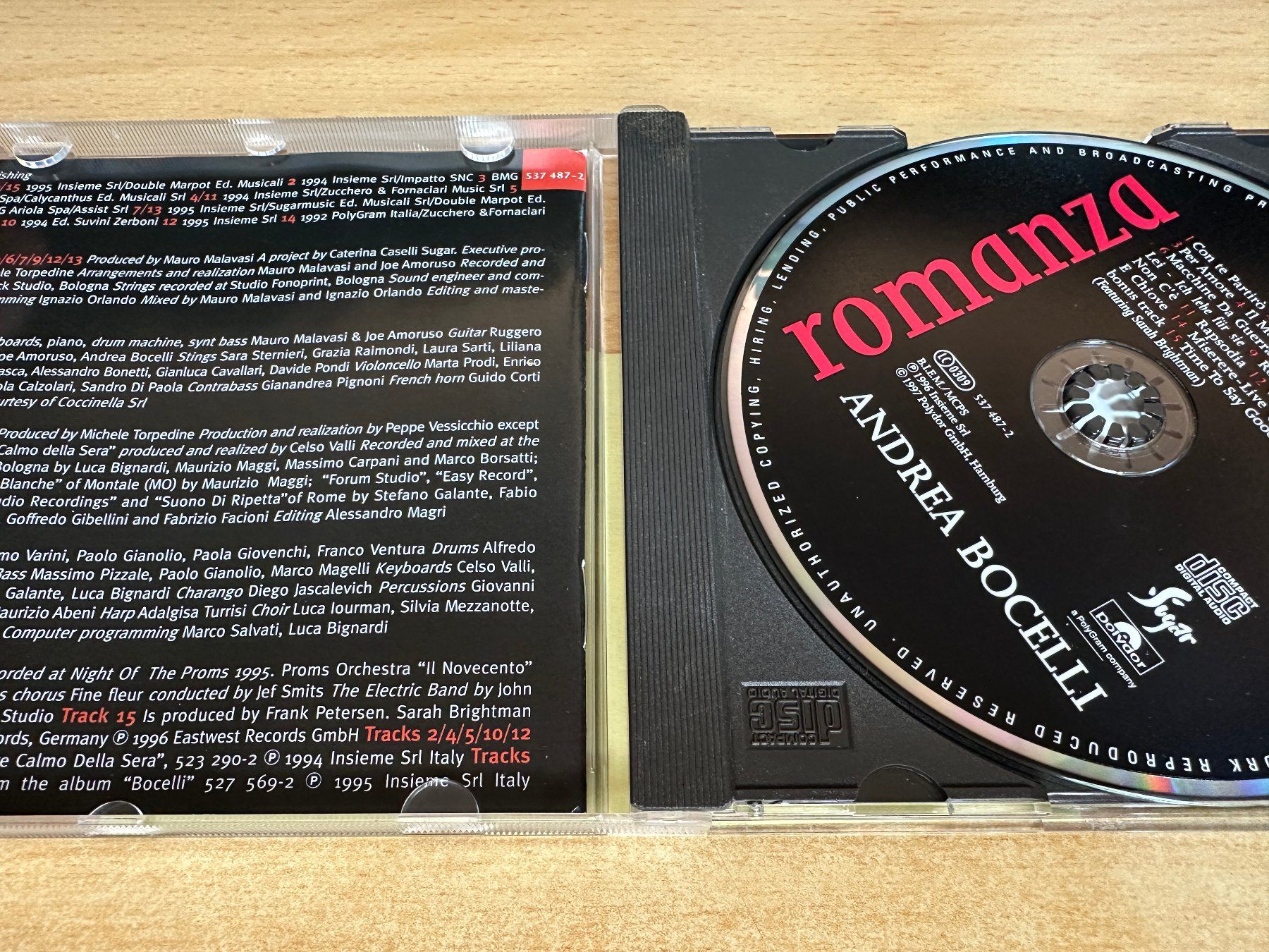 CDs: P9 Andrea Bocelli – Romanza – D'occasion à Rikon im Tösstal par Alpenmutz 2