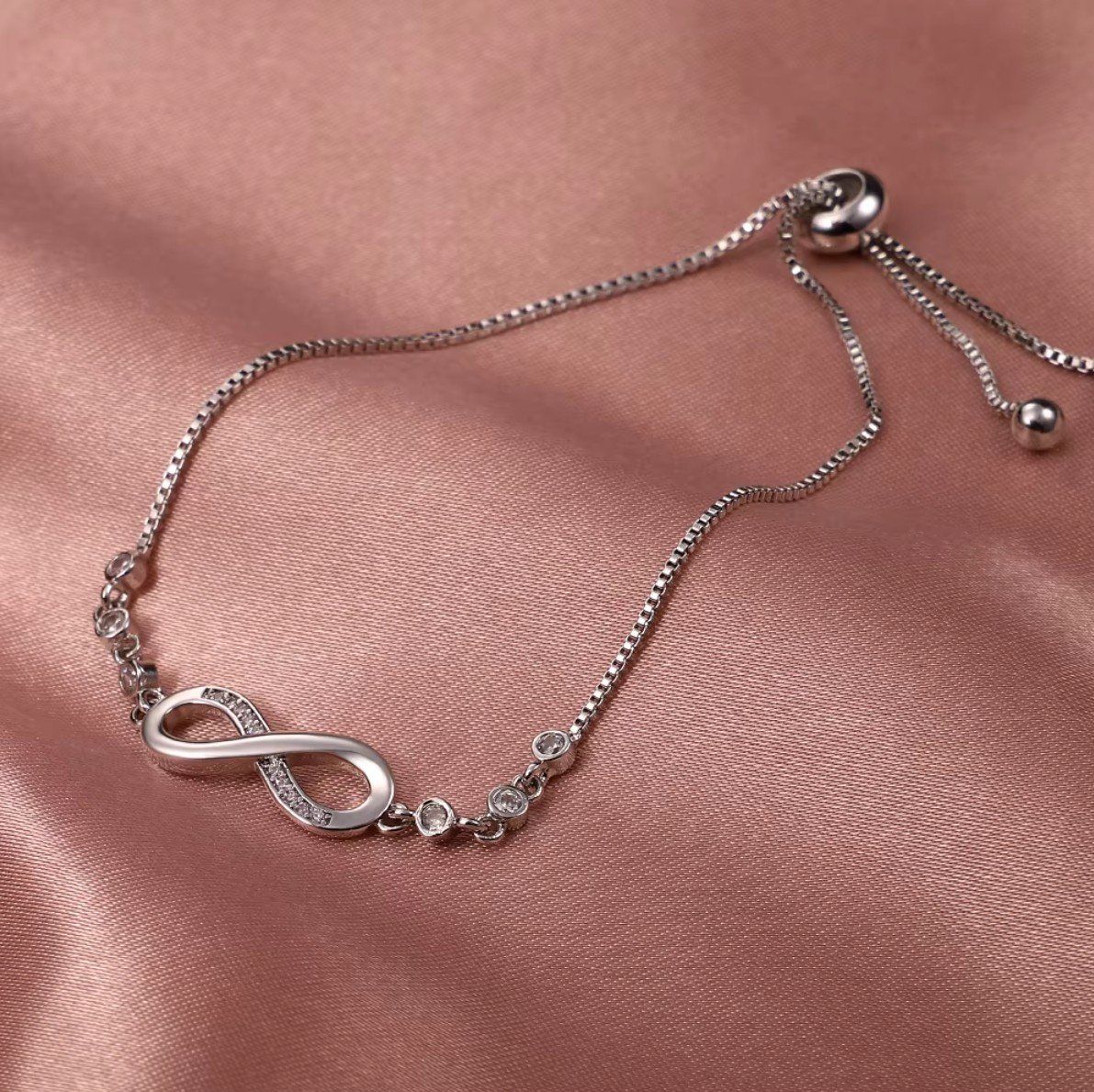 Bracciali & Braccialetti: Wundervolles Armband Silber 925, Infinity – Nuovo (secondo la descrizione) da Niederbüren venduto da Fidi5