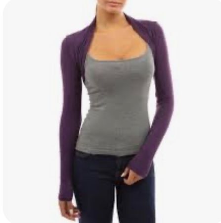 BOLERO Long Sleeve Top SM L XL Neu/NP25CHF Cottone Elastane