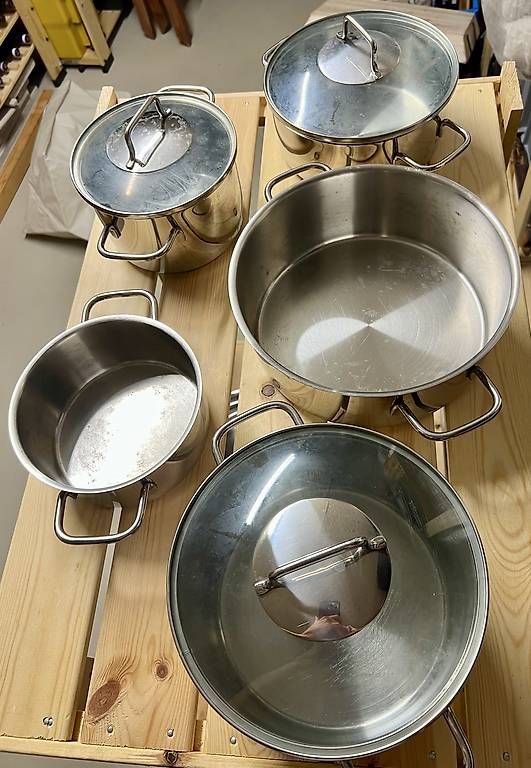 Pentole: WMF 5-teiliges Kochtopfset – Usato da Meilen venduto da Inie