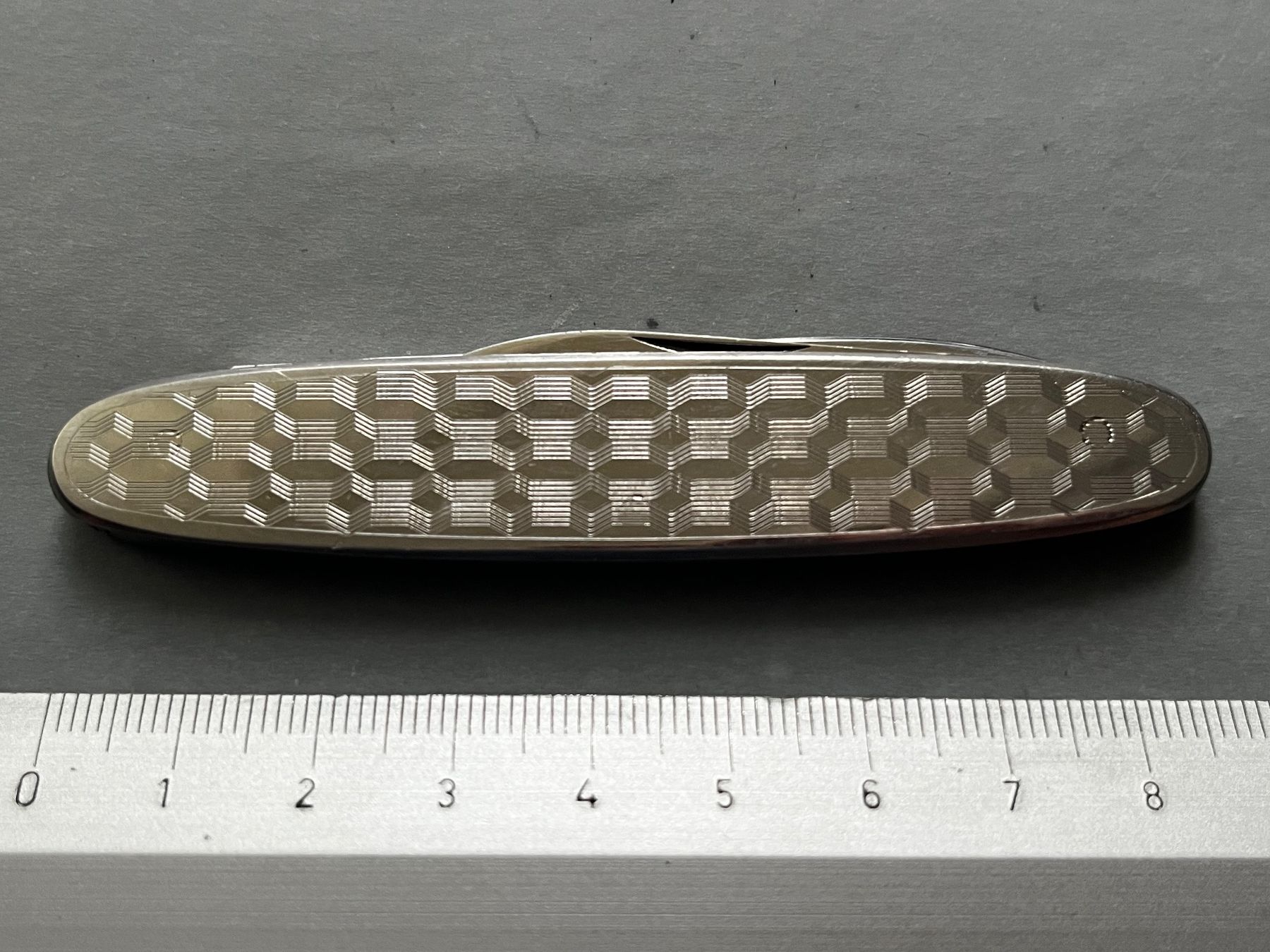 Coltelli tascabile: Altes Sackmesser 88 mm - Edelstahl - mit Etui – Usato da Zürich venduto da FV.vintage 6