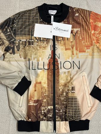 Bittersweet Paris Bomberjacke "Reality is an Illusion" – Gr.