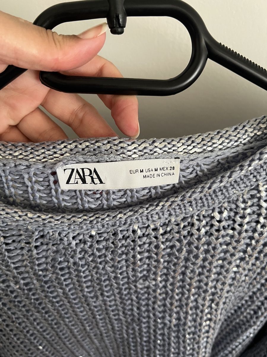 Zara Maglioni & Felpe: Zara Pullover metallic-look Gr. M – Usato da Rothrist venduto da FL_17 2