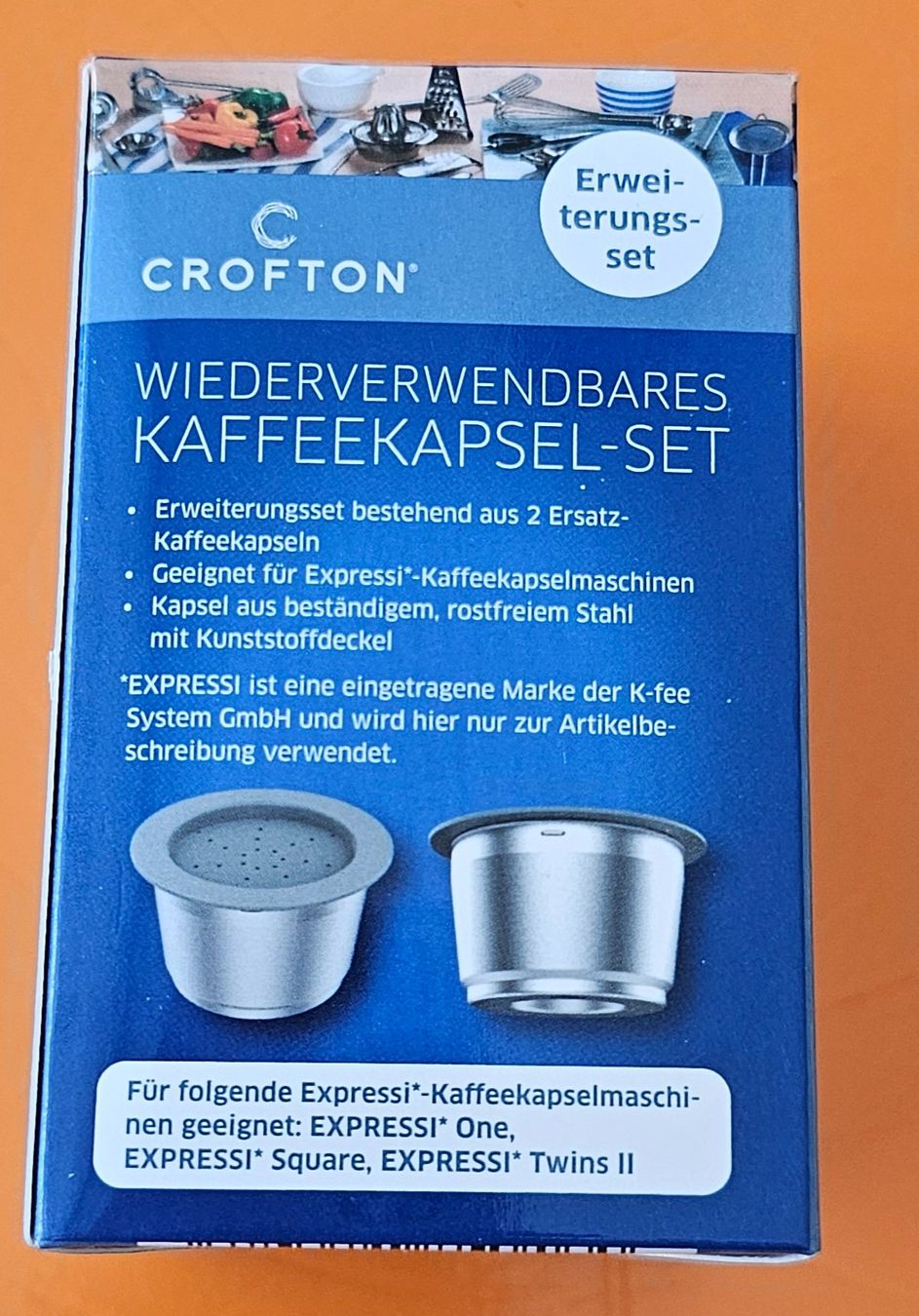 Kaffeemaschinen & Espressomaschinen: ✅Wiederverwendbares Kaffeekapsel Set  📌 – Neu und originalverpackt aus Kreuzlingen von UAE 1