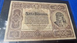 Banknote Ungary 1920