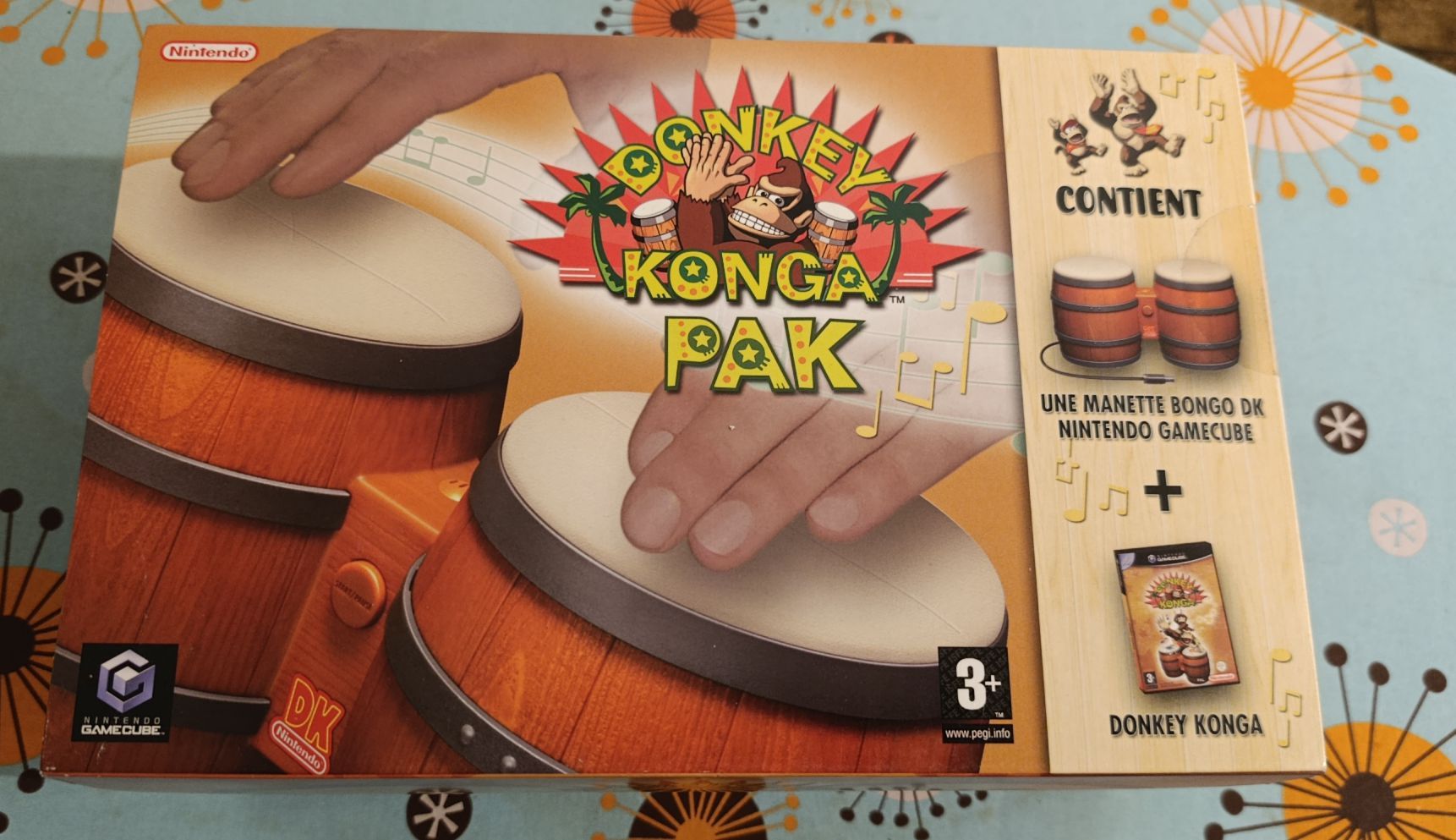 Nintendo Giochi: Donkey Konga Pack Gamecube avec Bongos - Jeu complet! – Nuovo e nell'imballaggio originale da Develier venduto da chr_s2d2