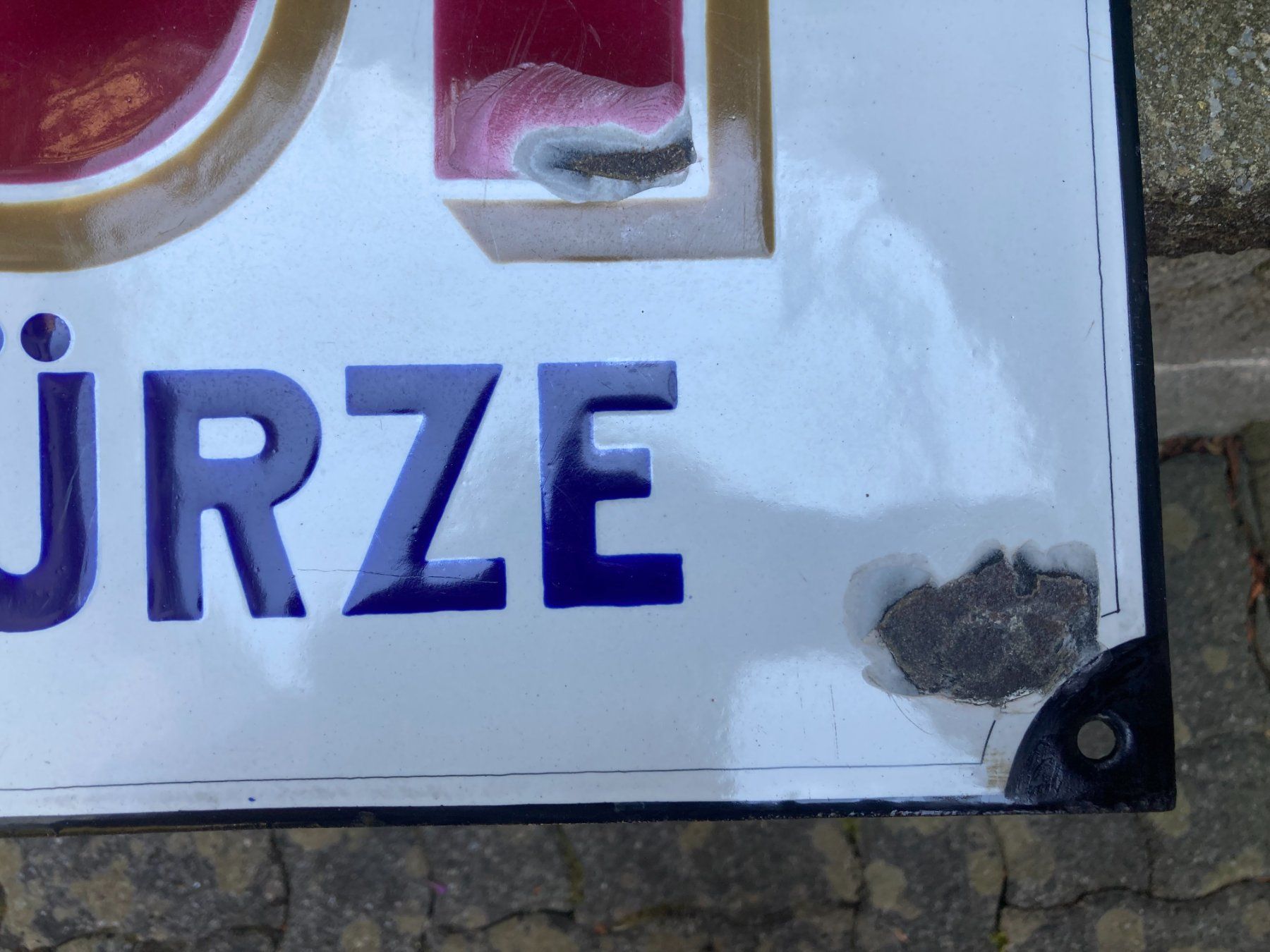 Maggi Schilder: Emailschild MAGGI – Gebraucht aus Olten von Drachus 3