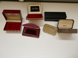 5 antike Uhren Schmuck/Boxen